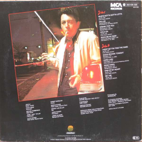 Joe Ely : Musta Notta Gotta Lotta (LP, Album)