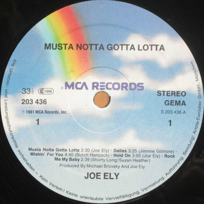 Joe Ely : Musta Notta Gotta Lotta (LP, Album)