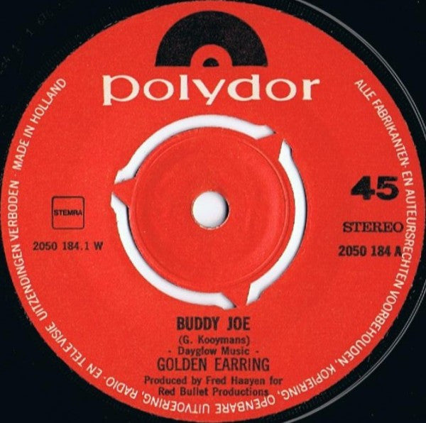 Golden Earring : Buddy Joe (7", Single)