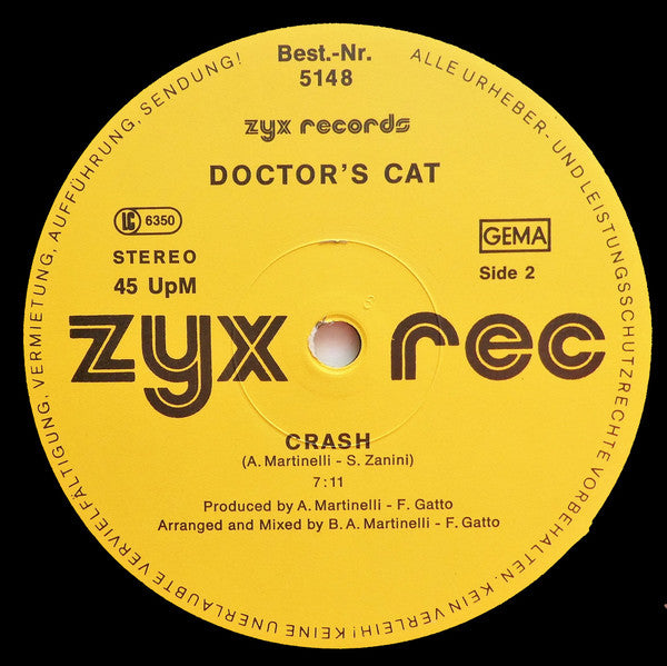 Doctor's Cat : Gee Wiz / Crash (12")