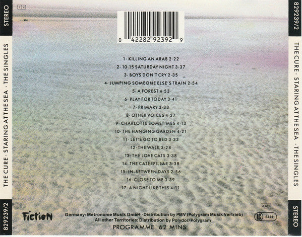 The Cure : Staring At The Sea · The Singles (CD, Comp, RP)