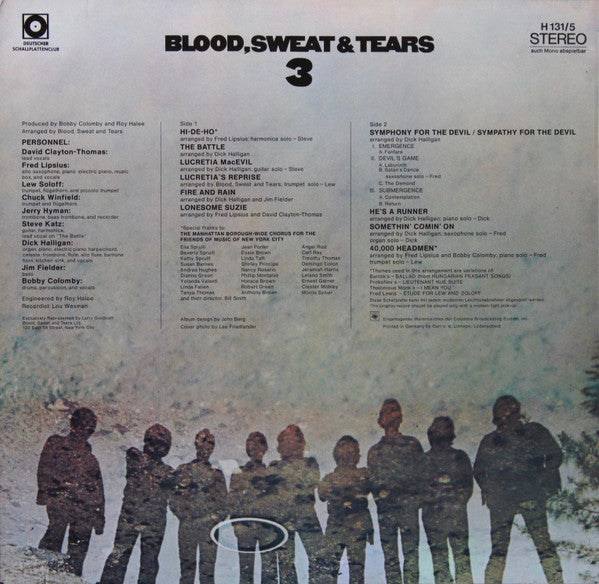 Blood, Sweat And Tears : Blood, Sweat And Tears 3 (LP, Club)