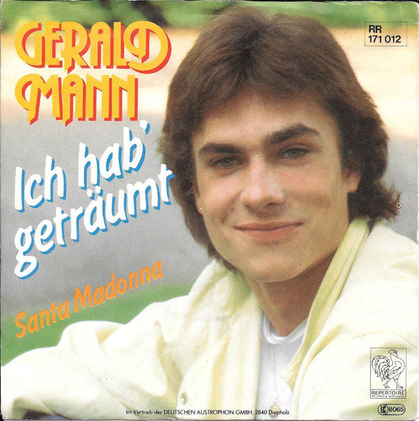 Gerald Mann : Ich Hab Geträumt (7", Single)