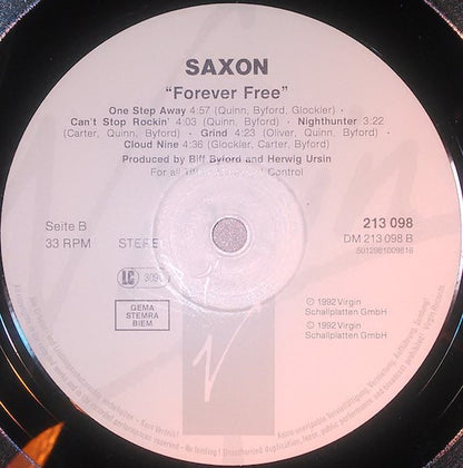 Saxon : Forever Free (LP, Album)