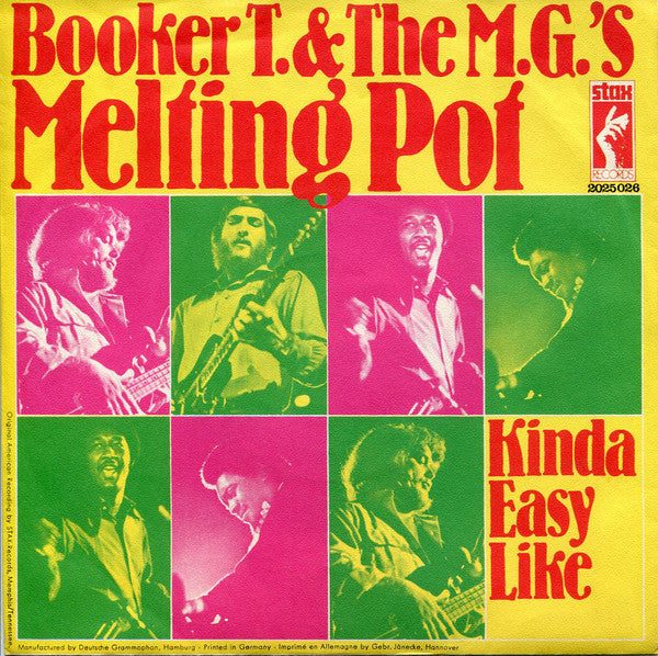 Booker T. & The M.G.'s* : Melting Pot (7", Single)