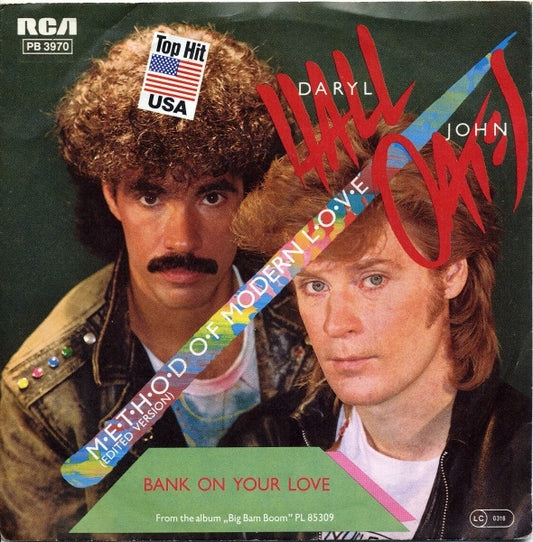 Daryl Hall & John Oates : M·e·t·h·o·d O·f Modern L·o·v·e (Edited Version) (7", Single)