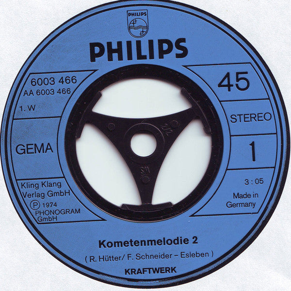 Kraftwerk : Kometenmelodie 2 (7", Single)