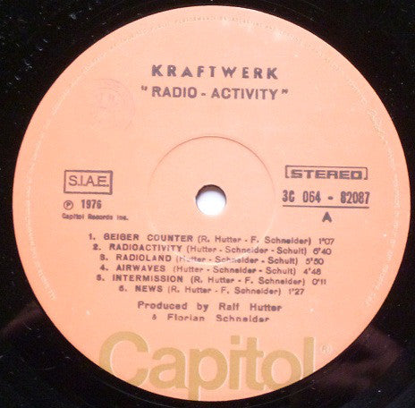 Kraftwerk : Radio-Activity (LP, Album, Ora)