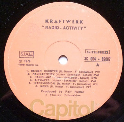 Kraftwerk : Radio-Activity (LP, Album, Ora)