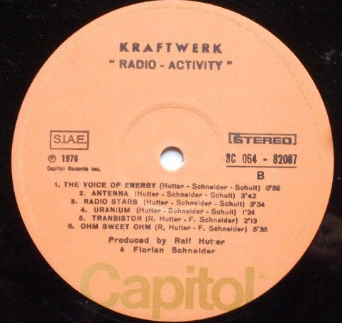 Kraftwerk : Radio-Activity (LP, Album, Ora)