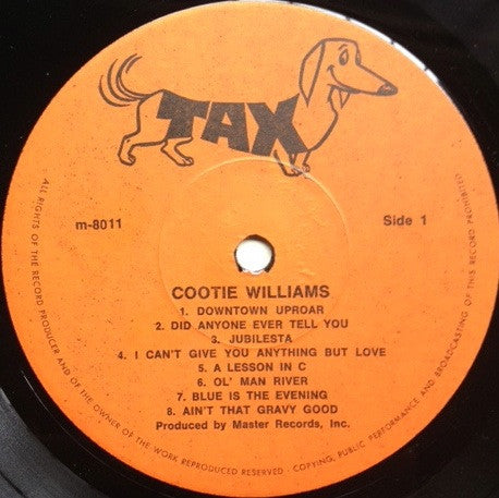 Cootie Williams & His Rug Cutters : Cootie And His Rug Cutters 1937/40 (LP, Comp)