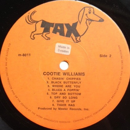 Cootie Williams & His Rug Cutters : Cootie And His Rug Cutters 1937/40 (LP, Comp)