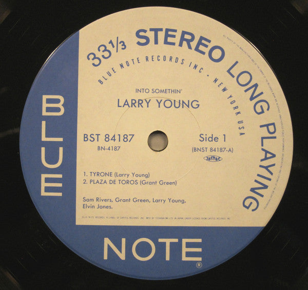 Larry Young : Into Somethin' (LP, Album, Ltd, RE)