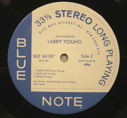 Larry Young : Into Somethin' (LP, Album, Ltd, RE)