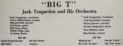 Jack Teagarden And His Orchestra : Big T (10", Mono)