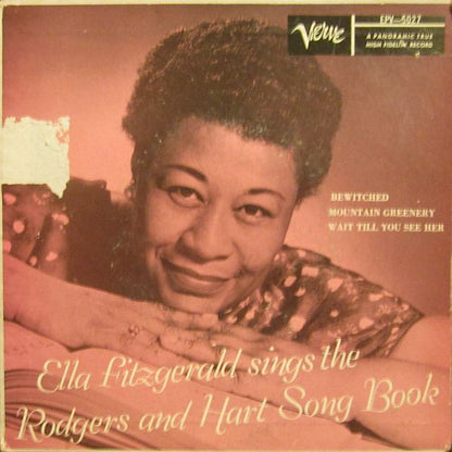 Ella Fitzgerald : Ella Fitzgerald Sings The Rodgers  And Hart Song Book (7", EP)