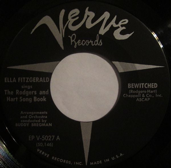 Ella Fitzgerald : Ella Fitzgerald Sings The Rodgers  And Hart Song Book (7", EP)