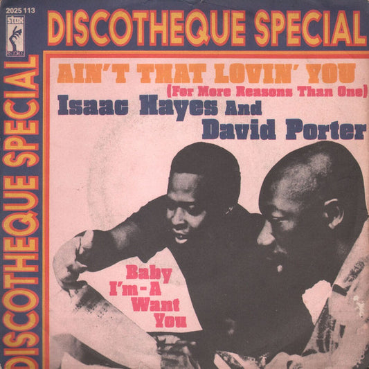 Hayes & Porter : Ain't That Loving You (For More Reasons Than One) (7")