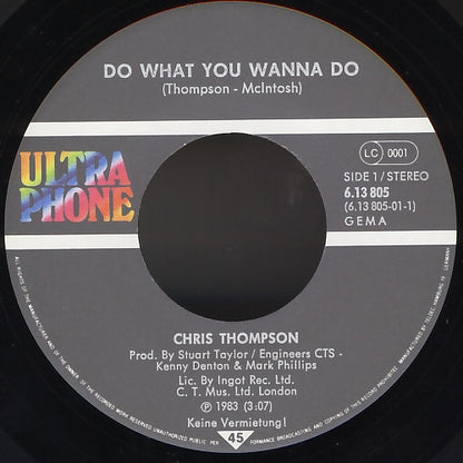 Chris Thompson : Do What You Wanna Do (7", Single)