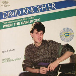 David Knopfler : When The Rain Stops (12", Maxi, Mono, Blu)