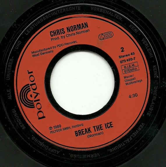 Chris Norman : Keep The Candle Burning (7", Single)