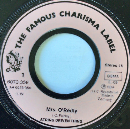 String Driven Thing : Mrs. O'Reilly (7", Single)