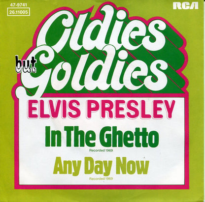 Elvis Presley : In The Ghetto (7", Single, RE)