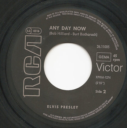 Elvis Presley : In The Ghetto (7", Single, RE)