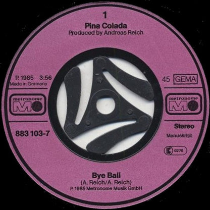 Pina Colada : Bye Bali (7", Single)