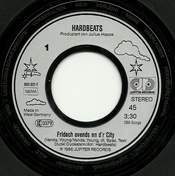 Hardbeats : Fridach Ovends En D'r City (7", Single)