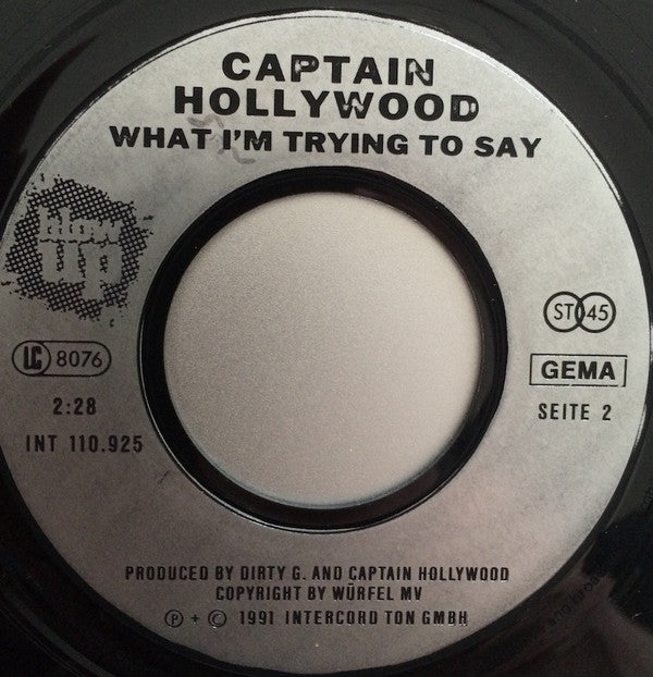 Captain Hollywood : Rock Me (7")