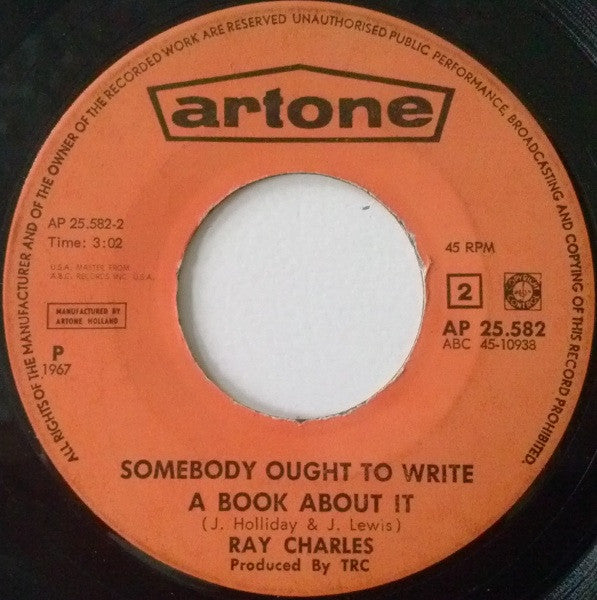 Ray Charles : Here We Go Again (7", Single)