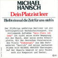 Michael Hanisch : Dein Platz Ist Leer (7