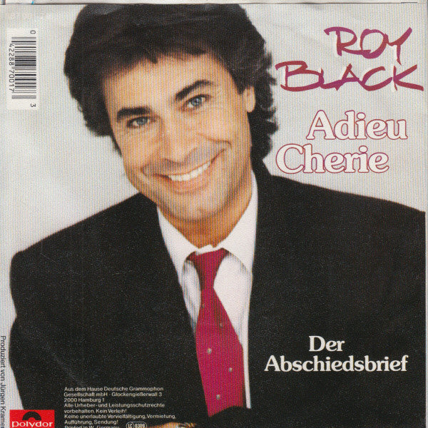 Roy Black : Adieu Cherie (7", Single)