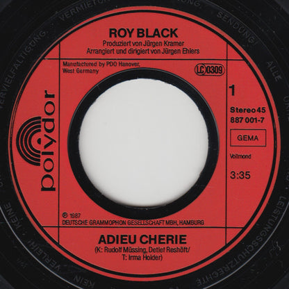 Roy Black : Adieu Cherie (7", Single)