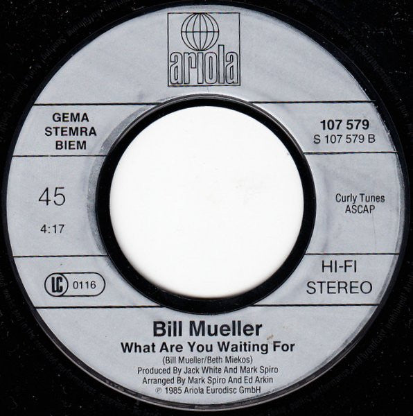 Bill Mueller (2) : September Love (7", Single)