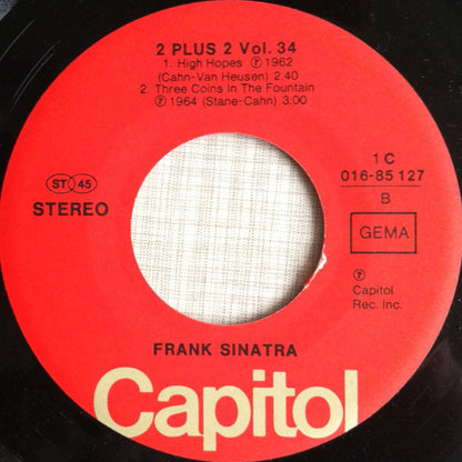 Frank Sinatra : Ol' Mac Donald / Young At Heart / High Hopes / Three Coins In The Fountain (7", EP)