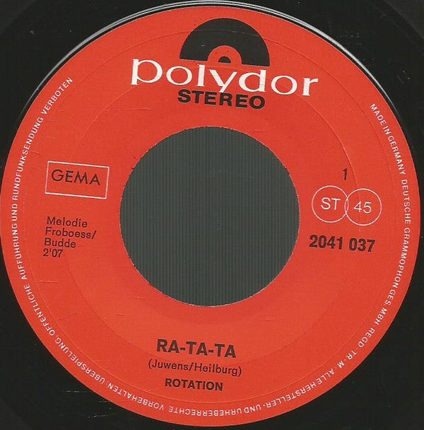 Rotation (4) : Ra-Ta-Ta (7")