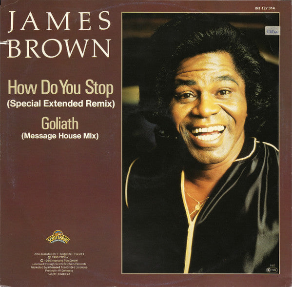 James Brown : How Do You Stop (Special Extended Remix) (12", Maxi)