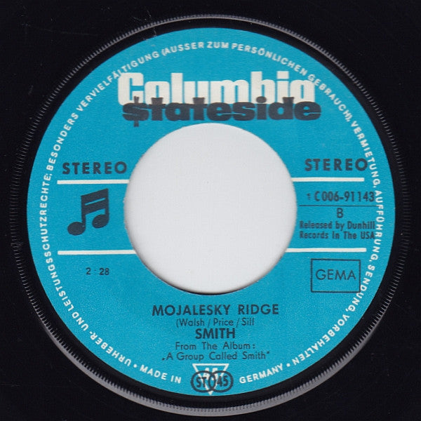 Smith (3) : Take A Look Around / Mojalesky Ridge (7", Single)