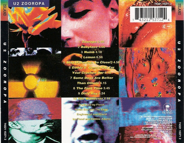 U2 : Zooropa (CD, Album)