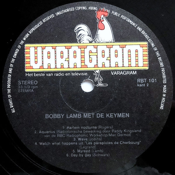 Bobby Lamb And The Keymen : Bobby Lamb Met De Keymen (LP, Album)