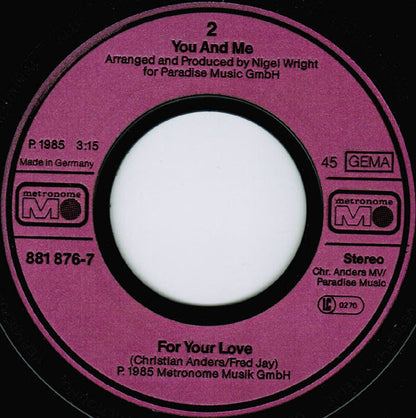 You And Me (5) : Dreamin' (7", Single)