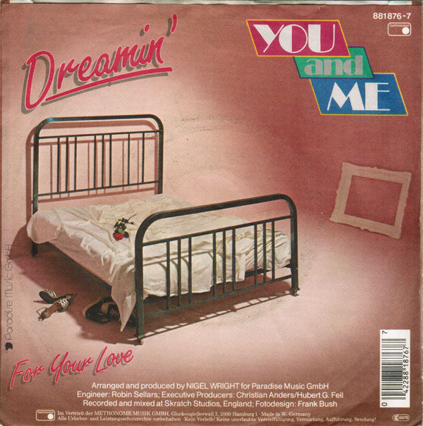 You And Me (5) : Dreamin' (7", Single)