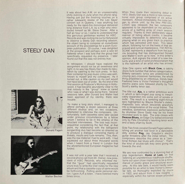 Steely Dan : Aja (LP, Album, Gat)