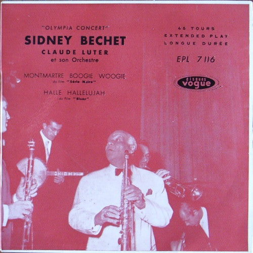 Sidney Bechet, Claude Luter Et Son Orchestre : Olympia Concert (7", EP, RE, 3-p)