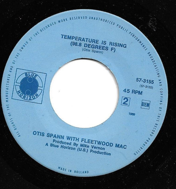 Otis Spann with Fleetwood Mac : Walkin' (7", Single)