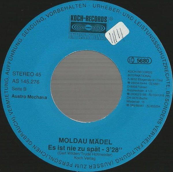 Die Moldau Mädel : Wenn Engel Reisen (7", Single)