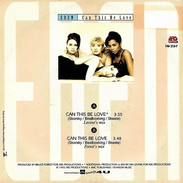 Eden (7) : Can This Be Love (7", Single)