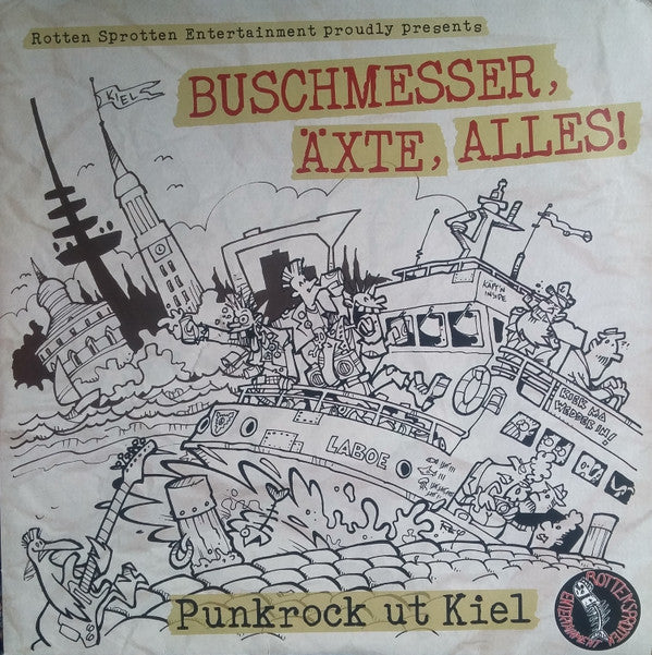 Various : Buschmesser, Äxte, Alles! (LP, Comp)